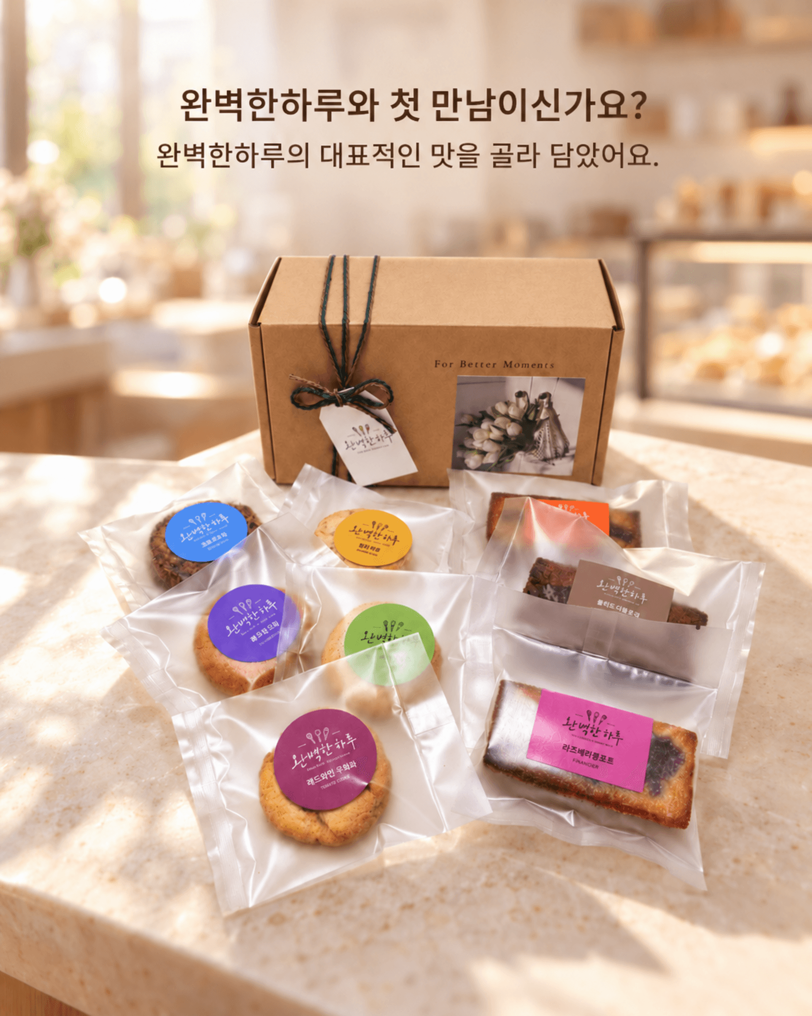 완벽한 하루 토핑 쿠키